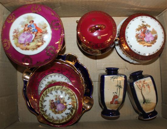 Collection of Limoge ceramics etc.